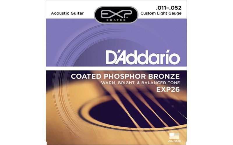 D'ADDARIO EXP26  - струны для акустической гитары